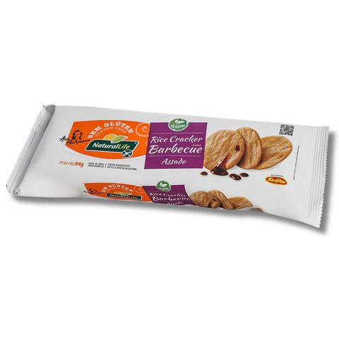 RICE CRACKER NATURAL LIFE 84G BARBECUE