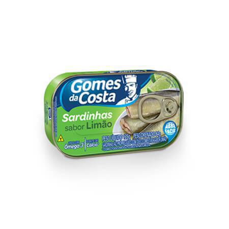 SARDINHA GOMES DA COSTA 125G LIMAO