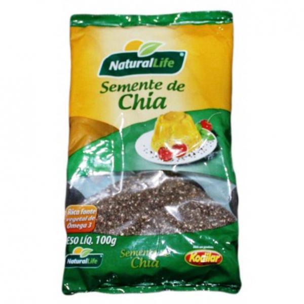 SEMENTE CHIA NATURAL LIFE 100G