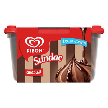 SORVETE KIBON 1,4LT SUNDAE CHOCOLATE TRU