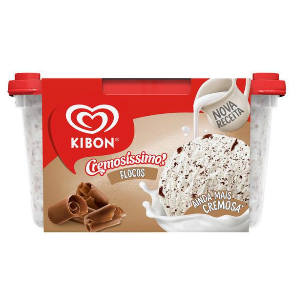 SORVETE KIBON 1,5LT CREMOSISSIMO FLOCOS