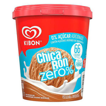 SORVETE KIBON 800ML CHICABOM ZERO