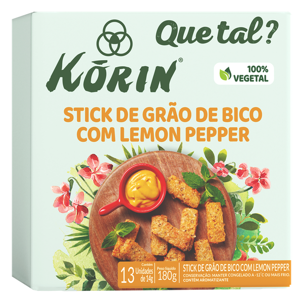 STICK KORIN 180G GRAO DE BICO LEMON PEPP