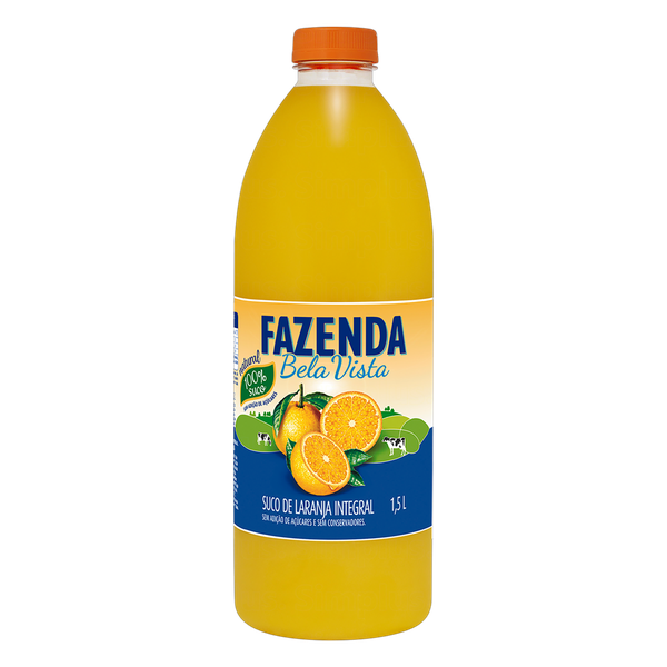SUCO FAZENDA 1,5L LARANJA INTEGRAL