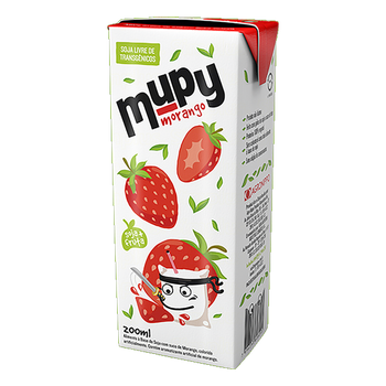 SUCO MUPY 200ML MORANGO