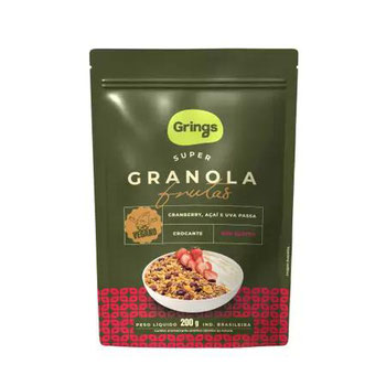 SUPER GRANOLA GRINGS 200G GR FRUTAS