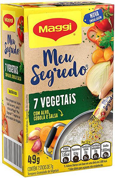 TEMP MAGGI 49G MEU SEGREDO ALHO CEBOLA