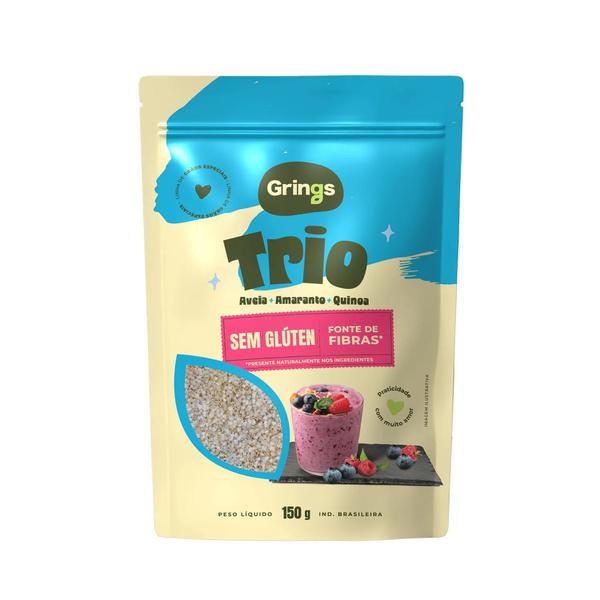 TRIO DE AVEIAS GRINGS 150G AVEIA/AMARANT