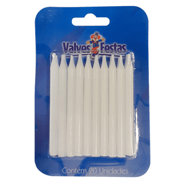 VELA BIANCO PALITO 20UN