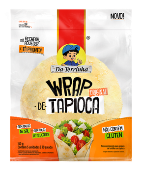 WRAP DA TERRINHA 150G TAPIOCA ORIGINAL