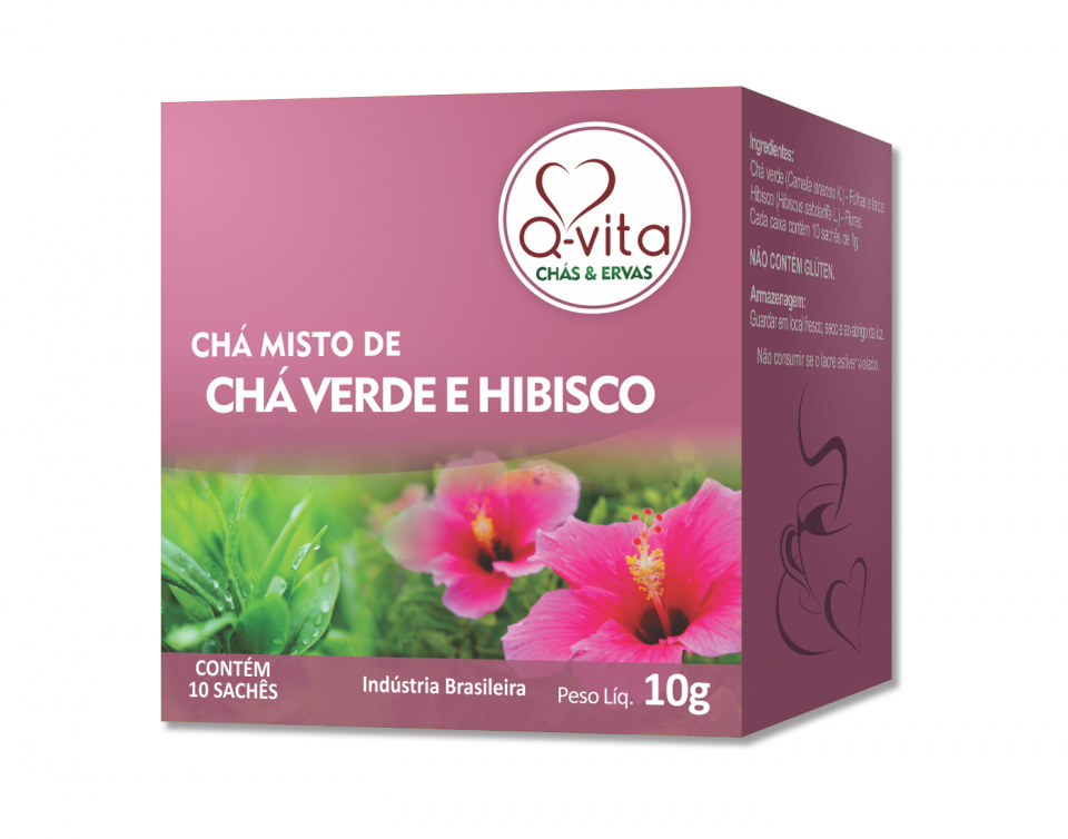 QVITA CHA 10GR HIBISCO