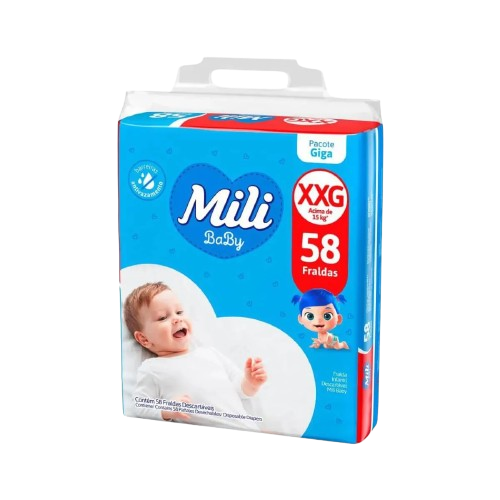 MILI FRALDA.DESC. BABY GIGA XXG C58