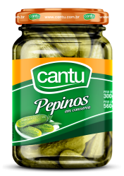 CANTU PEPINO EM CONSERVA 300G