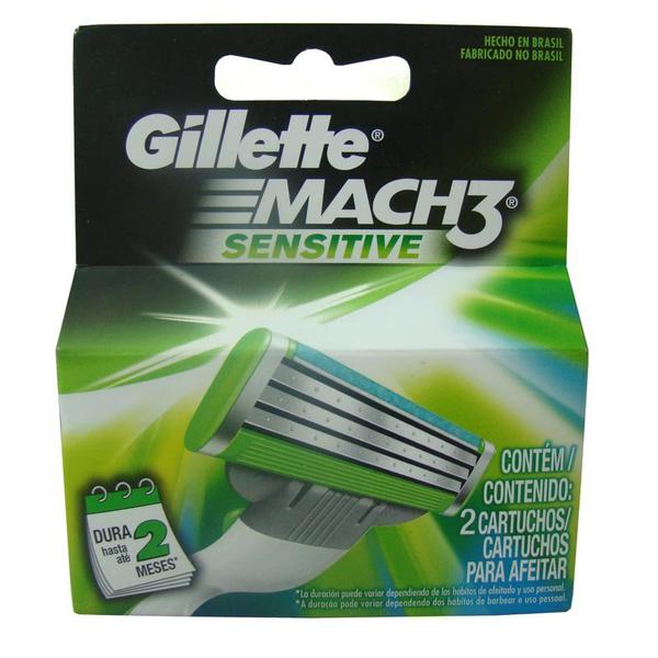 CARGA GILLETTE MACH3 SENSITIVE C/2