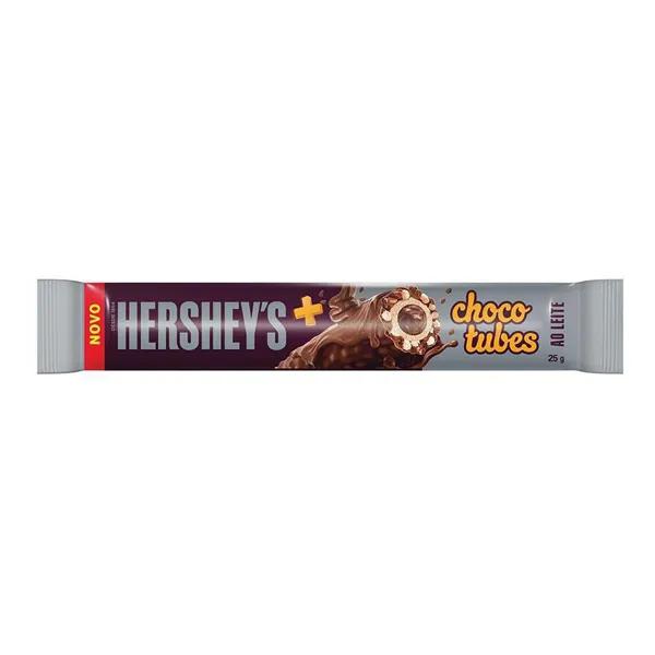 CHOC.HERSHEYS CHOCOTUBS LEITE 25G