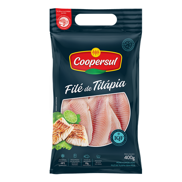 COOPERSUL FILE DE TILAPIA 400G IQF
