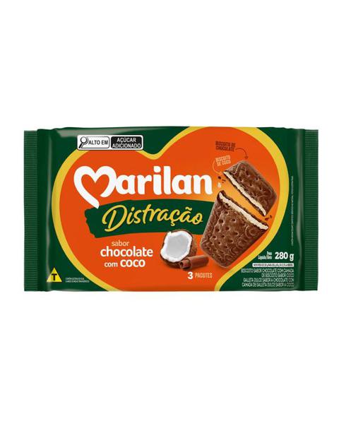 MARILAN BISC. 280G DISTRACAO CHOC.C