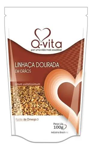 QVITA LINHACA DOURADA 100G