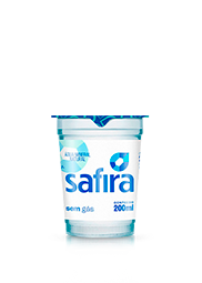 SAFIRA AGUA MINERAL 200ML COPO