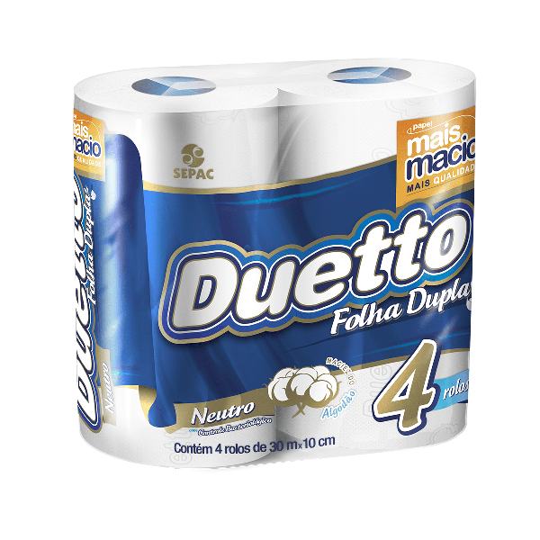 SEPAC PAP.HIG.4R/30M DUETTO NEUTRO