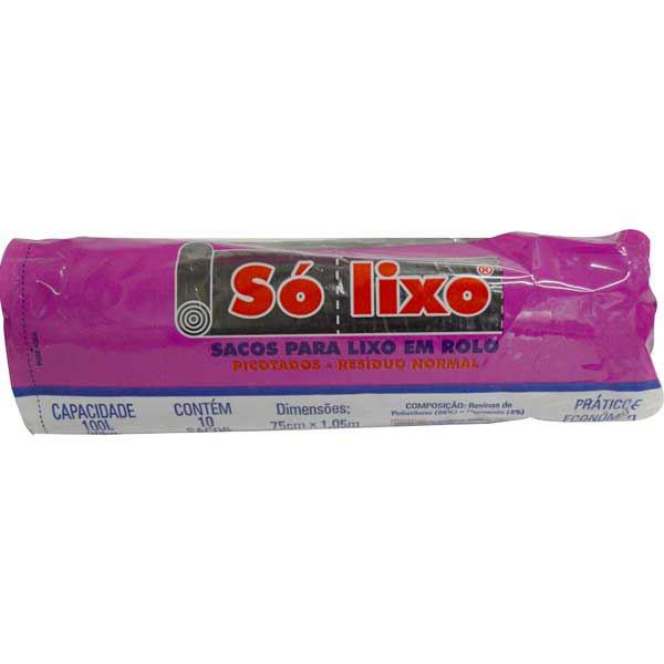 SO LIXO SACO P/LIXO ROLO 100L C/10U