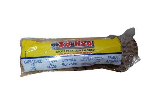 SO LIXO SACO P/LIXO ROLO 15L C/40UN