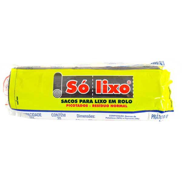 SO LIXO SACO P/LIXO ROLO 50L C/20UN