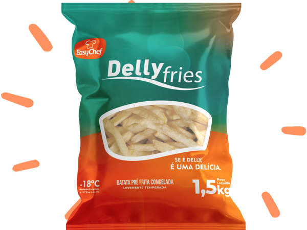 BATATA DELLY FRIES 1,5KG CONG