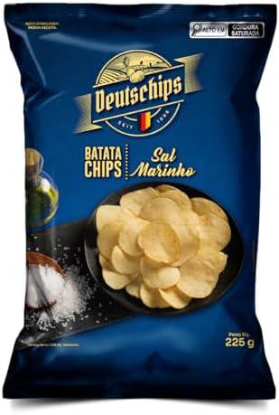 BATATA DEUTS CHIPS 225G SAL MARINHO