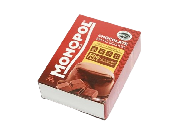 CACAU EM PO MONOPOL 200G 50%