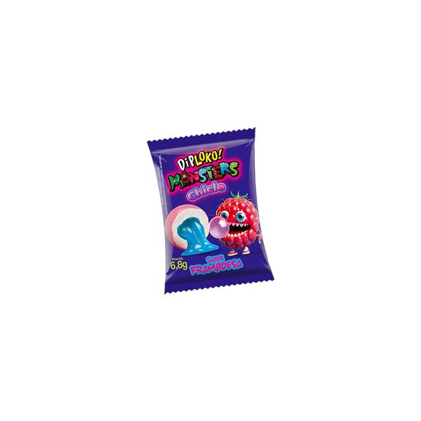 CHICLE DIP LOKO 6G MONSTERS FRAMBOESA