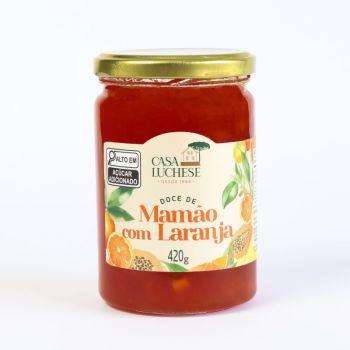 DOCE CASA LUCHESE 420G MAMAO C/LARANJA