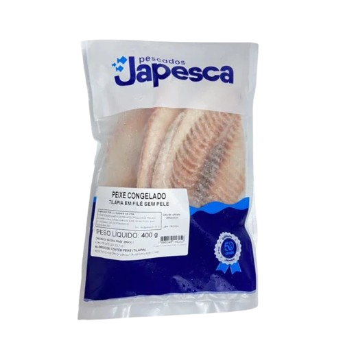 FILE PEIXE JAPESCA 400G TILAPIA S/PELE