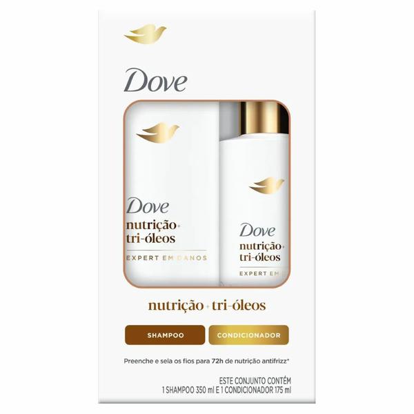 KIT DOVE SH.350ML+COND 175ML NUTRI TRI OLEOS