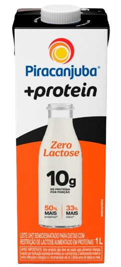 LEITE PIRACANJUBA 1L SEMI Z LAC +PROTEIN