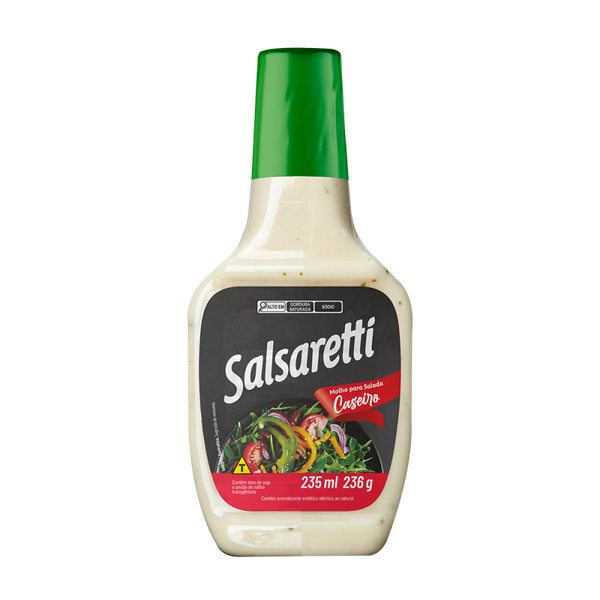 MOLHO SALSARETTI 235ML CASEIRO SALADA