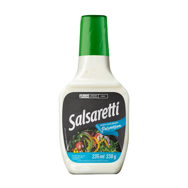 MOLHO SALSARETTI 235ML PARMESAN SALADA