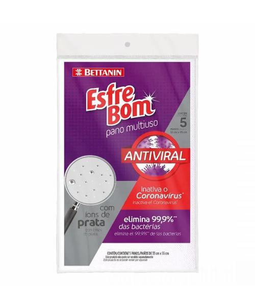 PANO ESFREBOM C/5 M.USO ANTIVIRAL