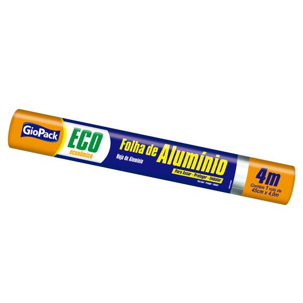 PAPEL GIOPACK ECO 45CMX4MT ALUMINIO