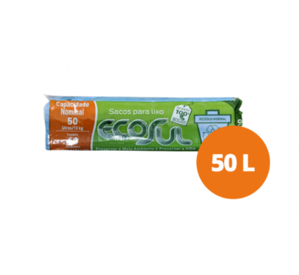 SACO LIXO ECOSUL ROLO ECON 50L C/50