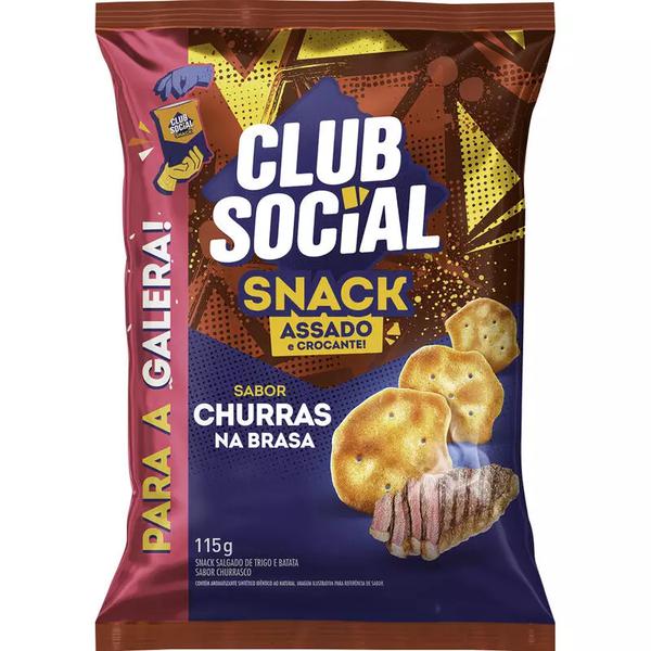 SNACK CLUB SOCIAL 115G CHURRAS NA BRASA