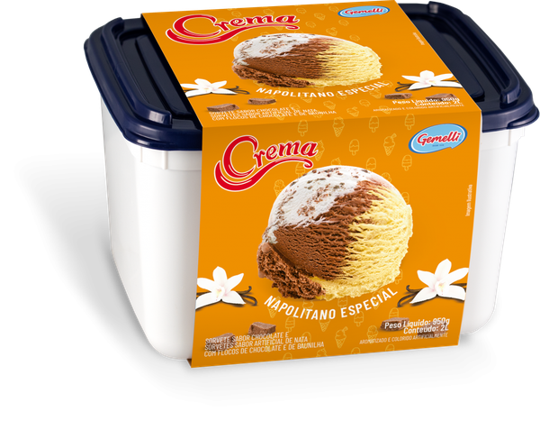 SORVETE GEMELLI 2L NAPOLITANO ESP