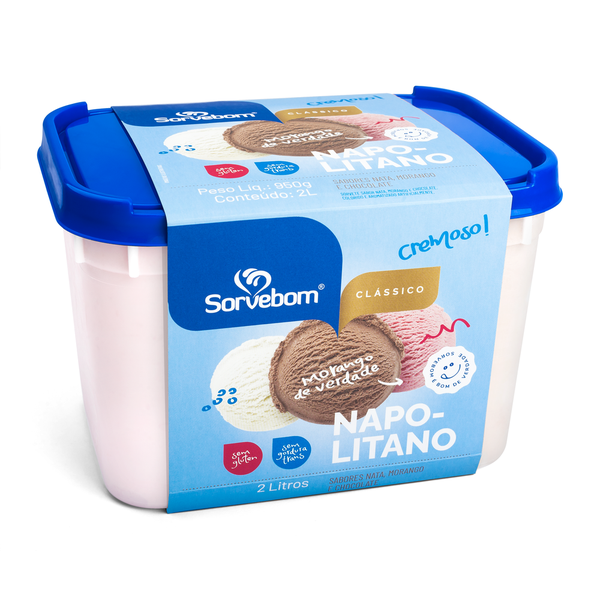 SORVETE SORVEBOM 2L ## NAPOLITANO