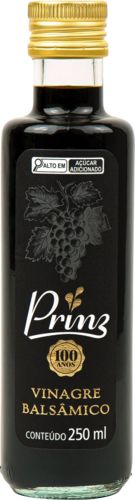VINAGRE BALSAMICO PRINZ 250ML VINHO