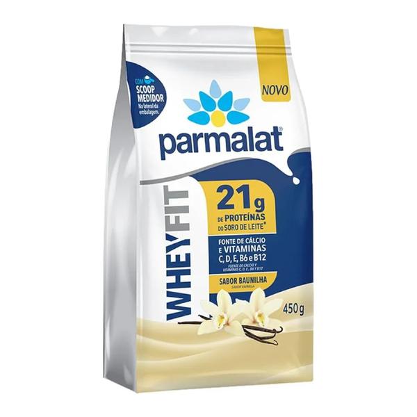 WHEY PROTEIN PARMALAT PO 450G BAUNILHA