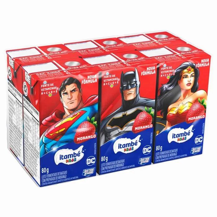 LEITE FERM ITAMBE 480G MORANGO