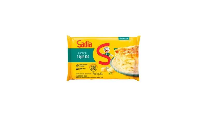 MINI LASANHA SADIA 350G 4 QUEIJOS