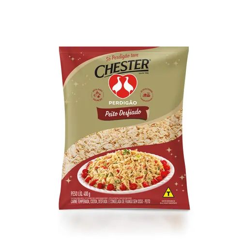 PEITO CHESTER PERDIGAO 400G DESFIADO