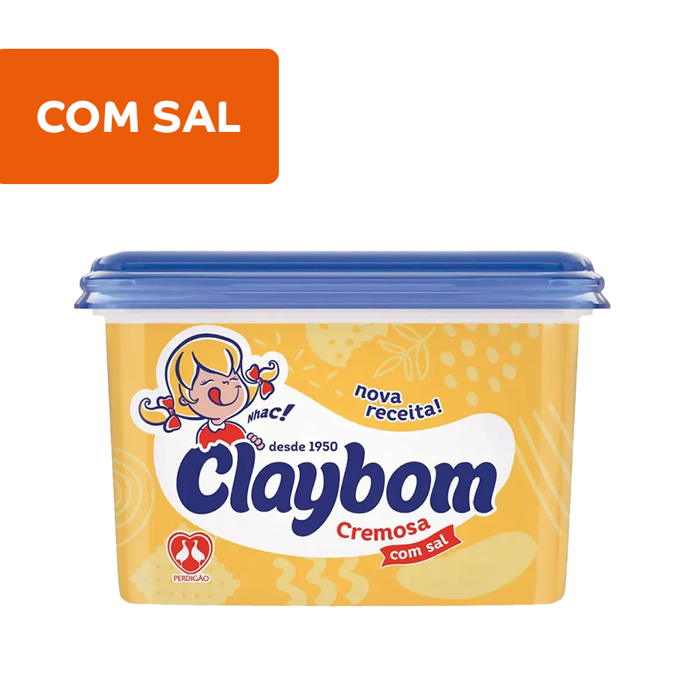 MARGARINA CLAYBOM COM SAL 500G 