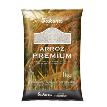 ARROZ JAPONES SAKURA 1KG PREMIUM GRAO